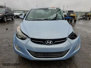 2013 Hyundai Elantra Limited with VIN KMHDH4AE7DU595872, listed as a Copart auction lot 52130425 with 0 mi miles and Salvage Title. Bid and sale history available at carsss.com. Image 5.