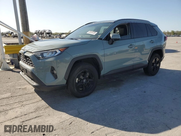 2019 Toyota RAV4 XLE with VIN 2T3W1RFV7KC023239, listed as a Copart auction lot 52410125 with 78,391 mi miles and Salvage Title. Bid and sale history available at carsss.com. Image 1.