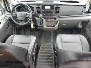2021 Ford Transit Passenger XL with VIN 1FDZK1C82MKA81226, listed as a Copart auction lot 76893224 with 22,679 mi miles and Salvage Title. Bid and sale history available at DreamBid. Image 8.