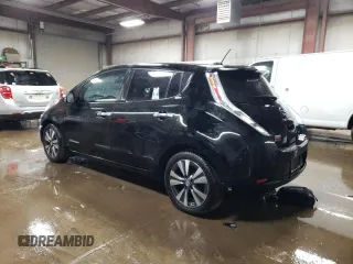2015 Nissan LEAF S with VIN 1N4AZ0CP6FC334064, listed as a Copart auction lot 49307085 with 42,375 mi miles and Salvage Title. Bid and sale history available at DreamBid. Image 2.