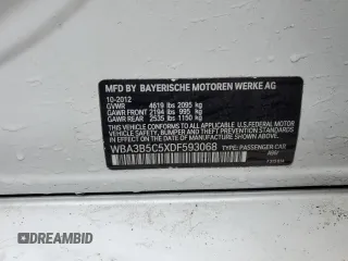 2013 BMW 3 Series 328i xDrive with VIN WBA3B5C5XDF593068, listed as a Copart auction lot 44933655 with 81,193 mi miles and Salvage Title. Bid and sale history available at carsss.com. Image 14.