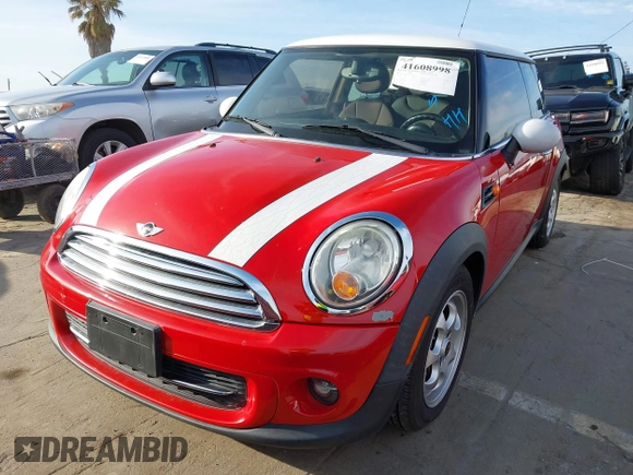 2012 MINI Hardtop with VIN WMWSU3C55CT541177, listed as a IAAI auction lot 41608998 with 123,930 mi miles and . Bid and sale history available at DreamBid. Image 2.