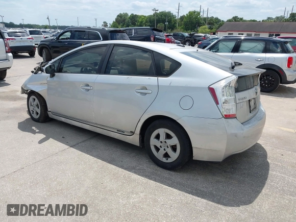 2011 Toyota Prius I with VIN JTDKN3DU0B5287578, listed as a IAAI auction lot 42103674 with 187,808 mi miles. Bid and sale history available at carsss.com. Image 3.