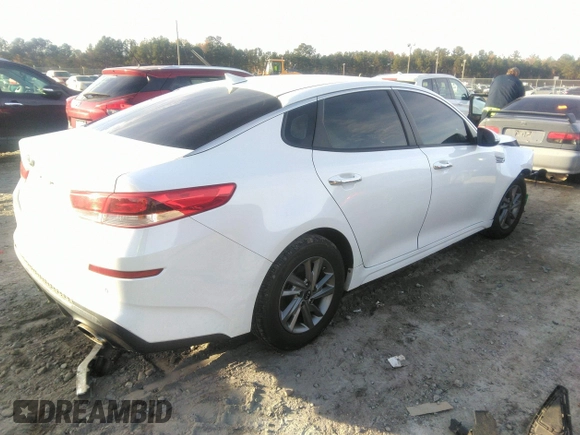 2019 Kia Optima LX with VIN 5XXGT4L36KG344923, listed as a IAAI auction lot 41101973 with 153,350 mi miles and . Bid and sale history available at DreamBid. Image 4.