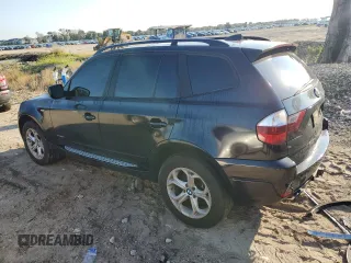 2010 BMW X3 xDrive30i with VIN WBXPC9C47AWJ34031, listed as a Copart auction lot 72241164 with 192,435 mi miles and Salvage Title. Bid and sale history available at carsss.com. Image 2.