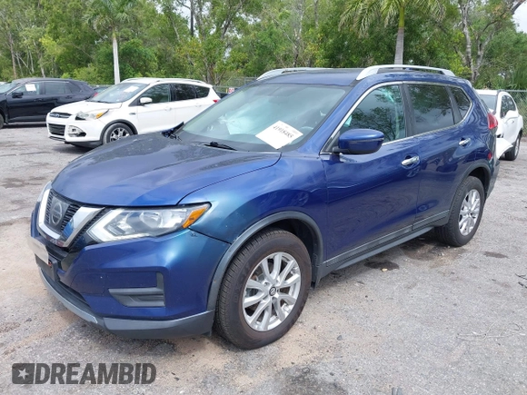 2017 Nissan Rogue SL with VIN 5N1AT2MV9HC874091, listed as a IAAI auction lot 41918485 with 142,185 mi miles. Bid and sale history available at carsss.com. Image 18.