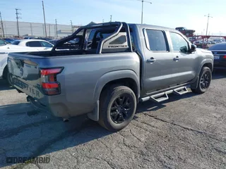 2023 Nissan Frontier SV with VIN 1N6ED1EJ2PN631196, listed as a IAAI auction lot 41841551 with 48,188 mi miles. Bid and sale history available at carsss.com. Image 4.