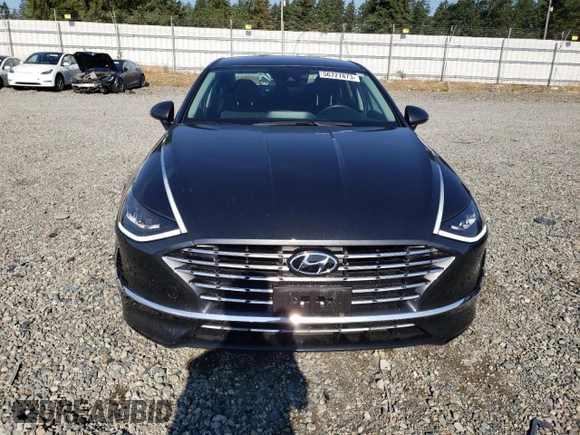 2020 Hyundai Sonata Hybrid Ultimate with VIN KMHL34JJ0LA011996, listed as a Copart auction lot 56727873 with 19,475 mi miles. Bid and sale history available at carsss.com. Image 5.