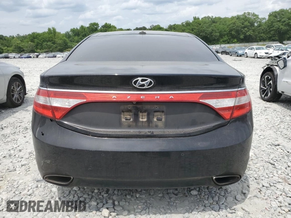 2012 Hyundai Azera с VIN KMHFH4JG7CA169397, выставлен на аукционе Copart как лот 55415055 с пробегом 138 207 миль миль и Списание • Salvage title. История ставок и продаж доступна на DreamBid. Изображение 6.