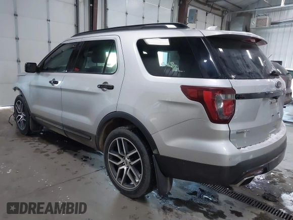 2017 Ford Explorer Sport z VIN 1FM5K8GT6HGA99307, wystawiony jako IAAI lot #41531536 z przebiegiem 128 911 mil mil oraz . Historia ofert i sprzedaży dostępna na DreamBid. Obrazek 3.