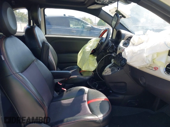 2014 FIAT 500e with VIN 3C3CFFGE5ET208454, listed as a IAAI auction lot 42510570 with Not provided miles and . Bid and sale history available at DreamBid. Image 5.