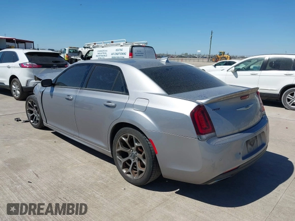 2018 Chrysler 300 with VIN 2C3CCABG2JH245095, listed as a IAAI auction lot 41827509 with 156,617 mi miles. Bid and sale history available at carsss.com. Image 3.