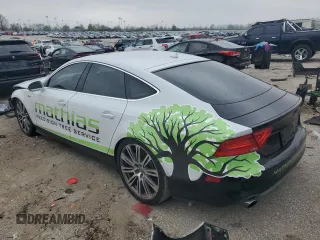 2014 Audi A7 Prestige with VIN WAU2GAFC2EN139596, listed as a Copart auction lot 51679715 with 115,355 mi miles and Salvage title. Bid and sale history available at DreamBid. Image 2.