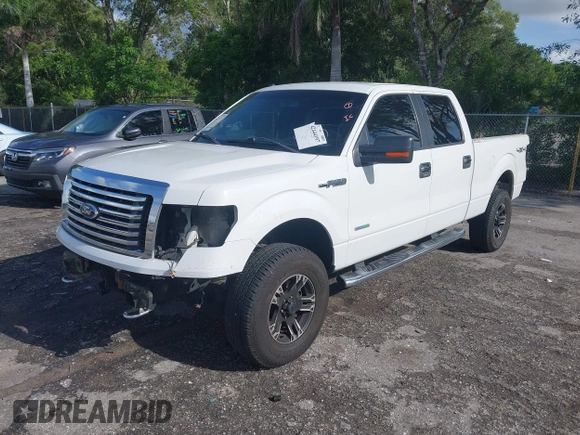 2012 Ford F-150 XL with VIN 1FTFW1ET4CFB34867, listed as a IAAI auction lot 42444197 with 192,234 mi miles and . Bid and sale history available at DreamBid. Image 2.