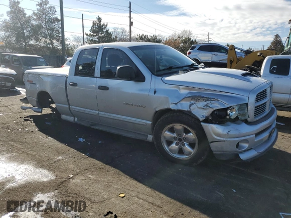 2004 Dodge 1500 SLT with VIN 1D7HU18D94J246779, listed as a Copart auction lot 43258055 with 126,774 mi miles and Salvage Title. Bid and sale history available at carsss.com. Image 4.