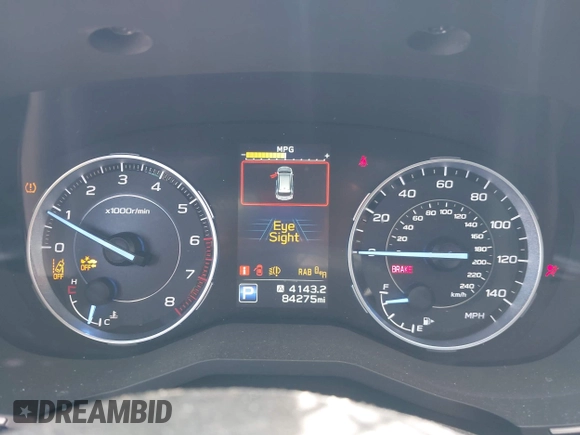 2019 Subaru Ascent Touring with VIN 4S4WMARD9K3465707, listed as a IAAI auction lot 42074674 with 84,275 mi miles and . Bid and sale history available at DreamBid. Image 7.