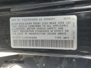 2005 Volkswagen Touareg z VIN WVGZG77LX5D063808, wystawiony jako Copart lot #44457935 z przebiegiem 172 252 mil mil oraz Czysty tytuł • Clean title. Historia ofert i sprzedaży dostępna na DreamBid. Obrazek 13.