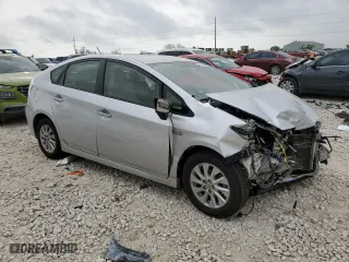 2014 Toyota Prius Plug-In with VIN JTDKN3DP7E3051665, listed as a Copart auction lot 51471435 with 86,834 mi miles and Salvage Title. Bid and sale history available at carsss.com. Image 4.