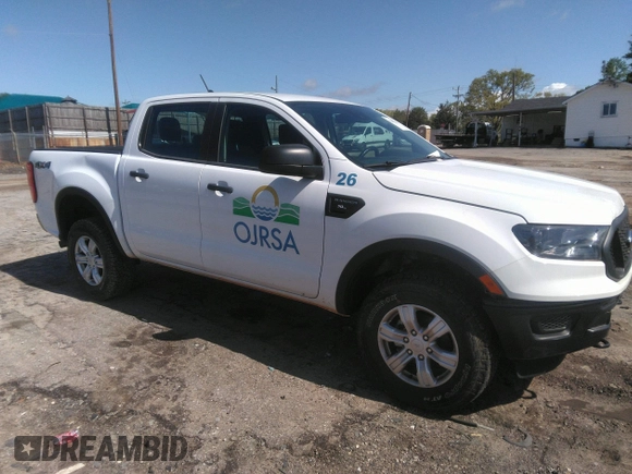 2022 Ford Ranger XL with VIN 1FTER4FH3NLD46887, listed as a IAAI auction lot 42001380 with 15,221 mi miles and . Bid and sale history available at DreamBid. Image 1.