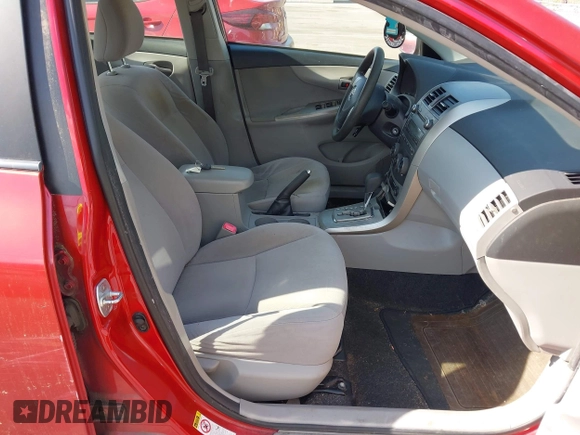 2011 Toyota Corolla L with VIN JTDBU4EE6B9135393, listed as a IAAI auction lot 42161648 with 267,437 mi miles. Bid and sale history available at carsss.com. Image 5.