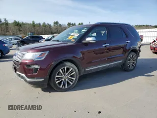 2019 Ford Explorer Platinum with VIN 1FM5K8HT9KGA01652, listed as a Copart auction lot 52686185 with Not provided miles and Salvage title. Bid and sale history available at DreamBid. Image 1.