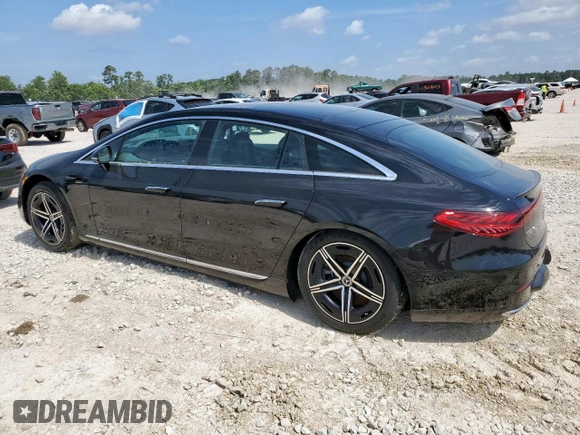 2024 Mercedes-Benz EQS 450 z VIN W1KCG2EB7RA048381, wystawiony jako Copart lot #55484415 z przebiegiem Nie podano mil oraz Szkoda całkowita • Salvage title. Historia ofert i sprzedaży dostępna na DreamBid. Obrazek 2.