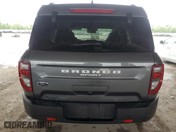 2024 Ford Bronco Sport Big Bend with VIN 3FMCR9B65RRE25005, listed as a Copart auction lot 54154925 with 25,109 mi miles and Salvage title. Bid and sale history available at DreamBid. Image 6.