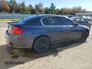 2012 Infiniti G25 x with VIN JN1DV6ARXCM730145, listed as a Copart auction lot 82814844 with 197,022 mi miles and Salvage Title. Bid and sale history available at DreamBid. Image 3.