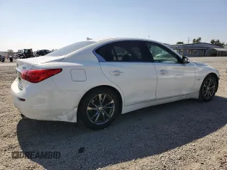 2017 Infiniti Q50 Premium with VIN JN1EV7AP8HM741726, listed as a Copart auction lot 60246915 with 124,696 mi miles and Salvage title. Bid and sale history available at DreamBid. Image 3.