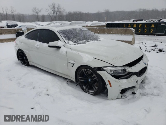 2016 BMW M4 with VIN WBS3R9C56GK335608, listed as a Copart auction lot 59653015 with 71,785 mi miles and Non repairable. Bid and sale history available at DreamBid. Image 4.