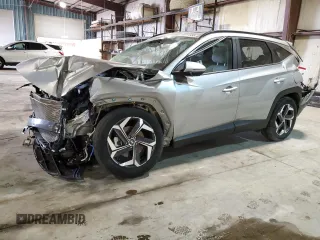 2024 Hyundai Tucson SEL with VIN 5NMJFCDE2RH314739, listed as a Copart auction lot 49711995 with 15,599 mi miles and Salvage Title. Bid and sale history available at carsss.com. Image 1.