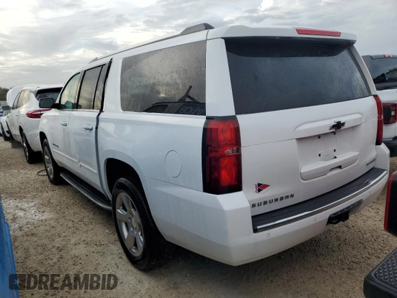 2019 Chevrolet Suburban Premier with VIN 1GNSKJKCXKR154480, listed as a Copart auction lot 77226834 with 24,683 mi miles and Non Repairable. Bid and sale history available at DreamBid. Image 2.