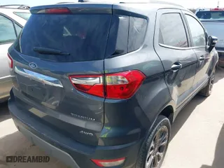 2020 Ford EcoSport Titanium with VIN MAJ6S3KL7LC328103, listed as a IAAI auction lot 41786065 with 123,131 mi miles. Bid and sale history available at carsss.com. Image 4.