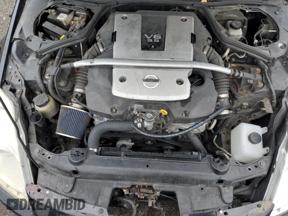 2008 Nissan 350Z Enthusiast with VIN JN1BZ36A48M852200, listed as a Copart auction lot 86136044 with 86,107 mi miles and Clean Title. Bid and sale history available at DreamBid. Image 11.