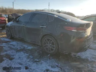 2019 Kia Optima SX with VIN 5XXGW4L20KG314217, listed as a Copart auction lot 46208225 with 106,473 mi miles and Salvage Title. Bid and sale history available at carsss.com. Image 2.