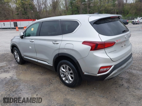 2019 Hyundai Santa Fe SE with VIN 5NMS2CAD8KH096047, listed as a IAAI auction lot 41983803 with 109,920 mi miles. Bid and sale history available at carsss.com. Image 3.