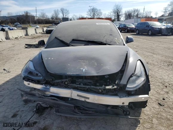 2023 Tesla Model 3 with VIN 5YJ3E1EA2PF627347, listed as a Copart auction lot 43622015 with NaN miles and Salvage Title. Bid and sale history available at carsss.com. Image 5.