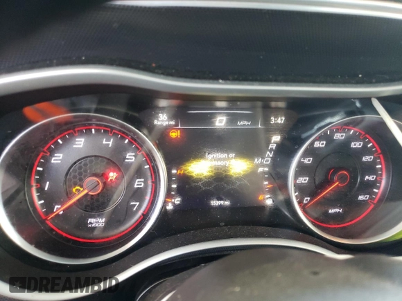 2018 Dodge Charger R/T with VIN 2C3CDXCT0JH164463, listed as a Copart auction lot 51805315 with 15,399 mi miles and Salvage Title. Bid and sale history available at carsss.com. Image 9.