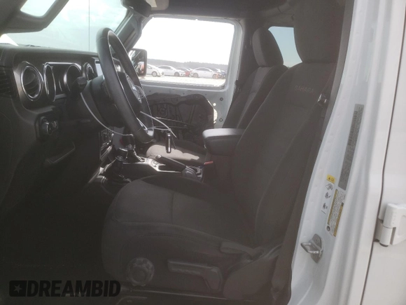 2018 Jeep Wrangler Unlimited Sahara with VIN 1C4HJXEN4JW200830, listed as a Copart auction lot 46298625 with 46,783 mi miles and Salvage title. Bid and sale history available at DreamBid. Image 7.