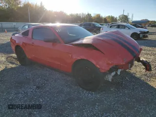 2011 Ford Mustang V6 with VIN 1ZVBP8AMXB5114109, listed as a Copart auction lot 81059824 with 163,541 mi miles and Salvage Title. Bid and sale history available at carsss.com. Image 4.