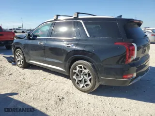 2022 Hyundai Palisade Calligraphy with VIN KM8R74HE0NU389471, listed as a Copart auction lot 46747995 with 51,704 mi miles and Salvage Title. Bid and sale history available at carsss.com. Image 2.
