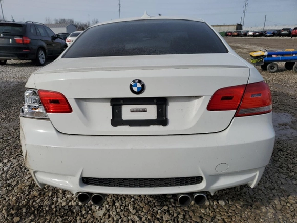 2009 BMW M3 with VIN WBSWD935X9P361193, listed as a Copart auction lot 87523775 with 0 mi miles and Salvage Title. Bid and sale history available at carsss.com. Image 6.