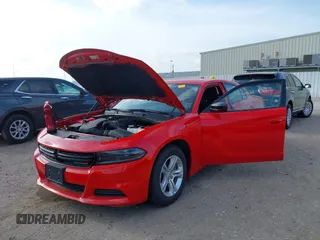 2023 Dodge Charger SXT with VIN 2C3CDXBG4PH550722, listed as a IAAI auction lot 39734322 with 5,503 mi miles. Bid and sale history available at carsss.com. Image 6.