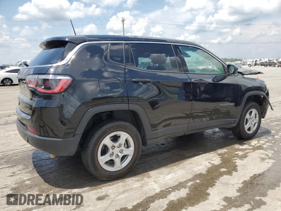 2022 Jeep Compass Sport with VIN 3C4NJDAB6NT221123, listed as a Copart auction lot 61963685 with 32,764 mi miles and Salvage title. Bid and sale history available at DreamBid. Image 3.