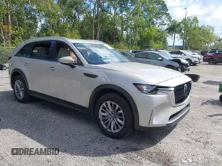 2024 Mazda CX-90 3.3 Turbo Preferred with VIN JM3KKBHD9R1186934, listed as a IAAI auction lot 41806531 with 9,751 mi miles. Bid and sale history available at carsss.com. Image 1.