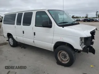 2011 Ford Econoline Passenger XL with VIN 1FBNE3BL1BDA61390, listed as a Copart auction lot 85365364 with 163,174 mi miles and Salvage Title. Bid and sale history available at carsss.com. Image 4.