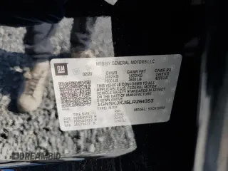 2020 Chevrolet Suburban Premier z VIN 1GNSKJKJ5LR264353, wystawiony jako Copart lot #84262724 z przebiegiem 88 085 mil mil oraz Szkoda całkowita • Salvage title. Historia ofert i sprzedaży dostępna na DreamBid. Obrazek 14.