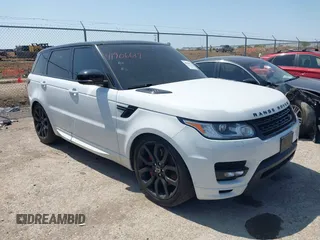 2017 Land Rover Range Rover Sport Autobiography with VIN SALWV2FE7HA142600, listed as a IAAI auction lot 41906617 with 105,531 mi miles and . Bid and sale history available at DreamBid. Image 1.