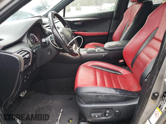 2020 Lexus NX 300 F Sport with VIN JTJSARDZ2L2222242, listed as a Copart auction lot 59493045 with 134,746 mi miles and Non repairable. Bid and sale history available at DreamBid. Image 7.