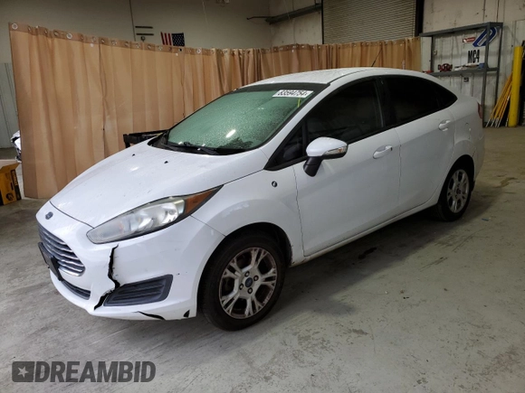 2016 Ford Fiesta SE with VIN 3FADP4BJ8GM150994, listed as a Copart auction lot 83594754 with 96,509 mi miles and Salvage Title. Bid and sale history available at DreamBid. Image 1.